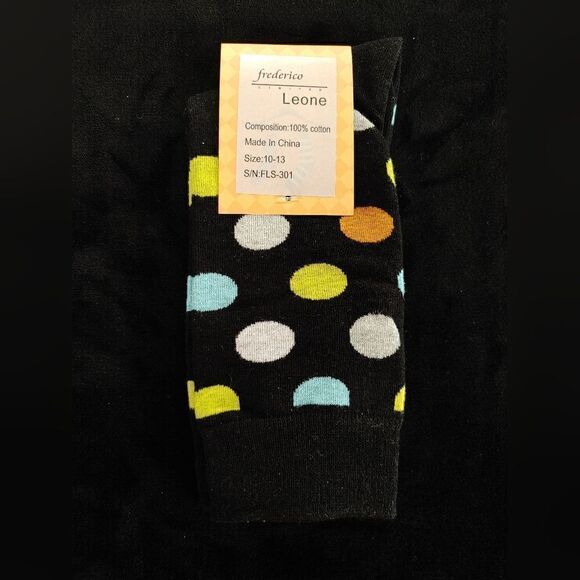 MEN'S FREDERICO LEONE FANCY DRESS SOCK COLLECTION. - Picture 1 of 1